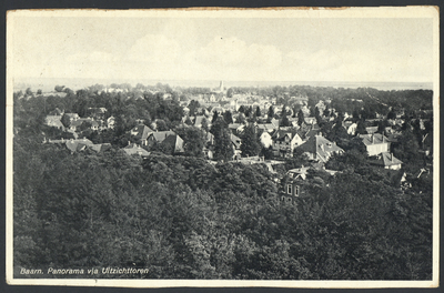 16763 Overzicht van Baarn, vanaf de Uitzichttoren in het Bosje van IJsendijk te Baarn.